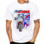 Carregue a imagem no visualizador da Galeria, Super Tenere XTZ 750 1994 Old Classic Riding Tshirts Summer Men Short Sleeve Motorcycle Rider T-Shirt Hip Hop Boy Casual Tees  Amaijoin
