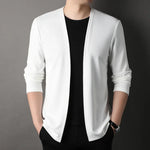 Carregue a imagem no visualizador da Galeria, New Men&#39;s Long Sleeved Cardigan Jacket Casual Fashion Top  Amaijoin
