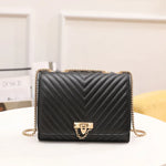 Load image into Gallery viewer, 2023 trendy fashion high-end texture diamond pattern embroidered lock chain single shoulder women&#39;s bag casual crossbody bag  Amaijoin
