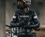 Carregue a imagem no visualizador da Galeria, SULAITE Winter Motorcycle Jackets The Four Seasons Warm Leather Clothing Waterproof Motocross Jaquete Detachable Cotton Liner  Amaijoin
