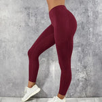 Carregue a imagem no visualizador da Galeria, Sportswear Woman Gym Leggings Pocketed Yoga Pants Fitness Running Pants Stretchy Sportswear Plus Size Sports Gym Pant for Women  Amaijoin
