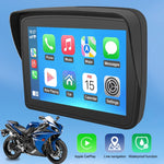 Load image into Gallery viewer, 5inch Motorcycle Wireless Apple Carplay GPS Navi Android Auto Front Rear Dual Bluetooth Camera Recorder Waterproof IPX7 Screen  Amaijoin
