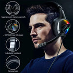 Load image into Gallery viewer, RGB Gaming Headset with Noise Canceling Microphone Surround Sound LED Headphones for PS5 PS4 Xbox One PC Laptop Mac Computer PC  Amaijoin
