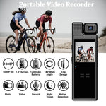 Carregue a imagem no visualizador da Galeria, Full 1080P high-definition mini camera with 180 degree rotation infrared night vision portable camera BodyCam small bicycle came  Amaijoin
