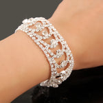 Load image into Gallery viewer, New Fashion Charm Bracelets 925 Silver AAAAA Zircon Crystal Women Bracelet Wedding Engagement Luxury Jewelry  Amaijoin
