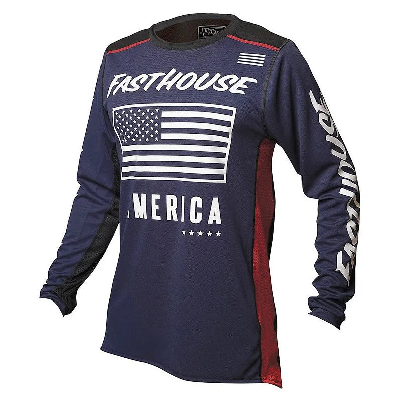 2023 Bmx  FASTHOUSE Downhill MTB Jersey Enduro Moto Jersey Off Road Long Motorcycle Motocross MX Cycling Jersey  Amaijoin