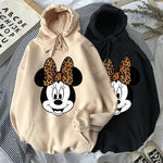 Carregue a imagem no visualizador da Galeria, Disney Mickey Mouse Printed Hoodie Minnie Pattern Women&#39;s Sweatshirt Loose Long Sleeve Pullover Y2K Autumn Fleece Men&#39;s Hoodie  Amaijoin
