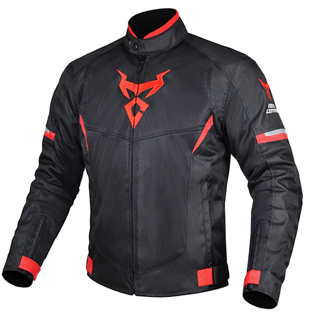 Motorcycle Jacket Protective Clothing Road Commuter Sports Off-Road Riding Clothing Reflective Breathable Durable Anti-Falling  Amaijoin