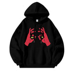 Carregue a imagem no visualizador da Galeria, Funny Anime Graphic Printed Hoodies For Men Hip Hop Fashion Hoody Sweatshirts Loose Fleece Y2K Streetwear Hoodie Tracksuit  Amaijoin
