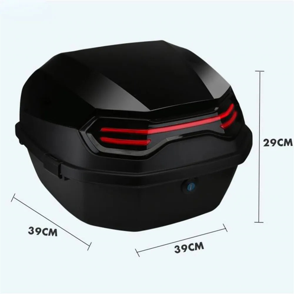 Personality Design Top Case for Motorcycle Large Capacity Sea Turtles Scooter Trunk Electric Bike Motor Case Tail Box for Helmet  Amaijoin